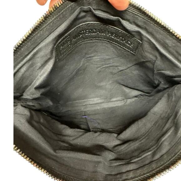 Rare Amsterdam Heritage multi use black leather bag shoulder/waist/crossbody - Picture 8 of 16